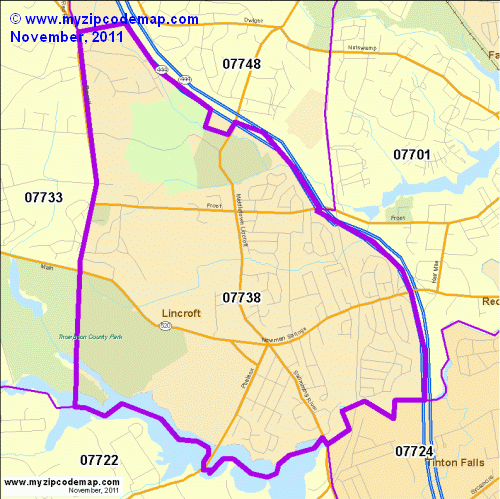 map of 07738
