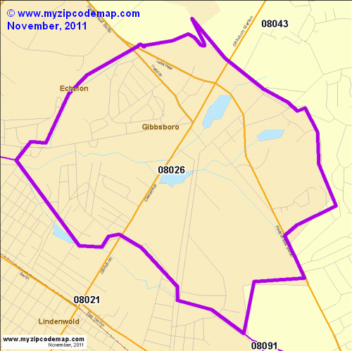 map of 08026