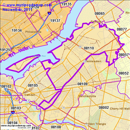 map of 08110