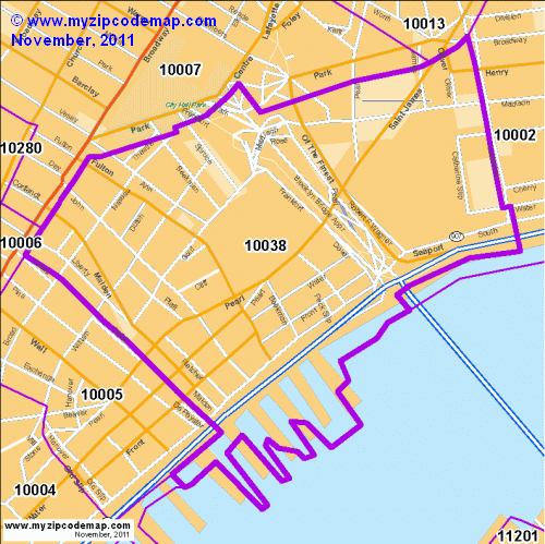 map of 10038
