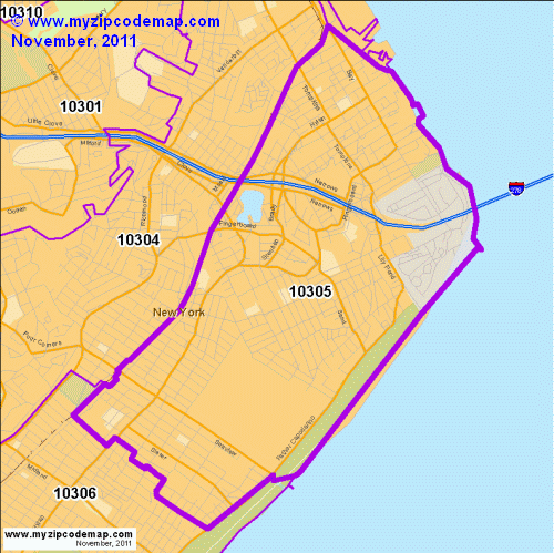 map of 10305