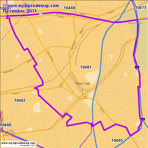 map of 10461