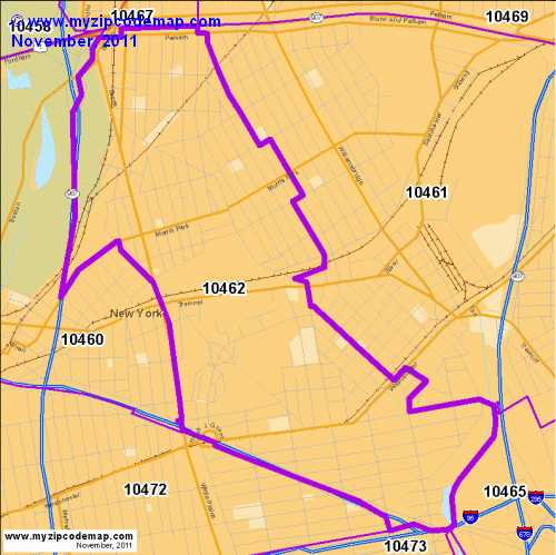 map of 10462