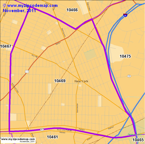 map of 10469