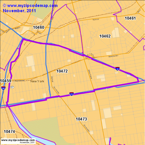 map of 10472