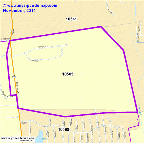 map of 10505