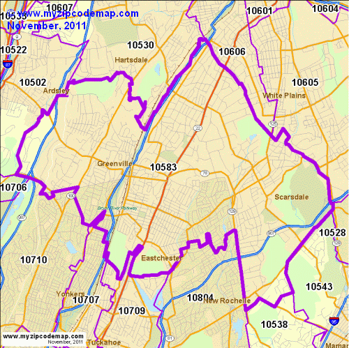 map of 10583