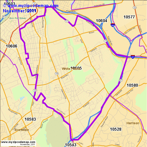 map of 10605