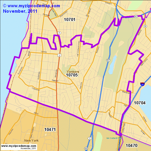map of 10705