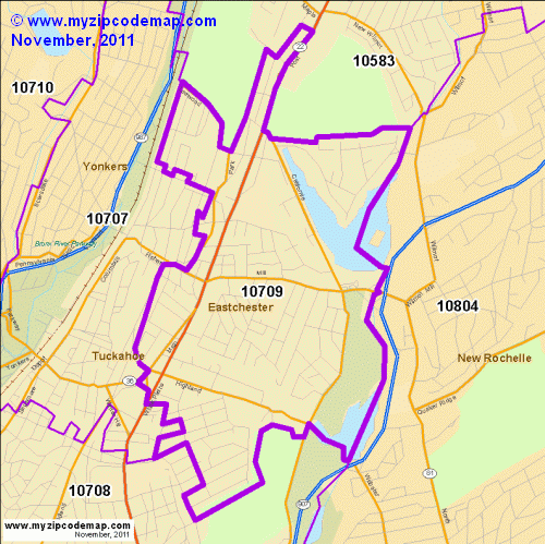 map of 10709