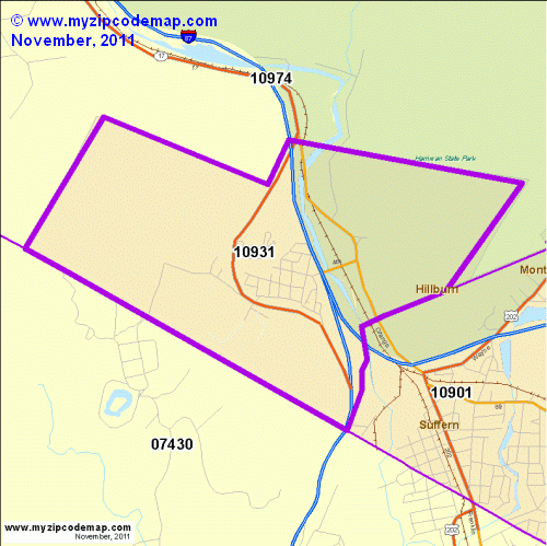 map of 10931