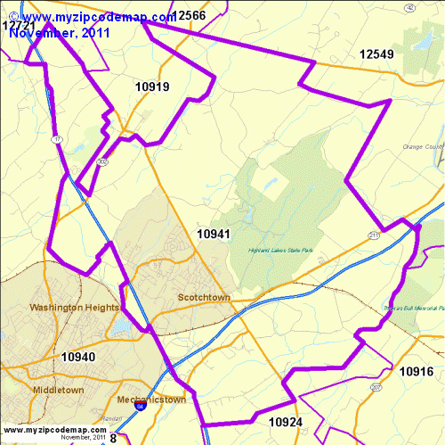 map of 10941