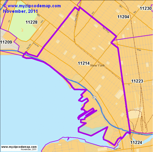 map of 11214