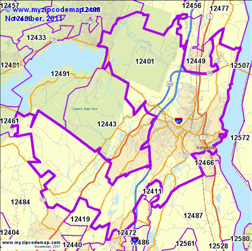 map of 12401