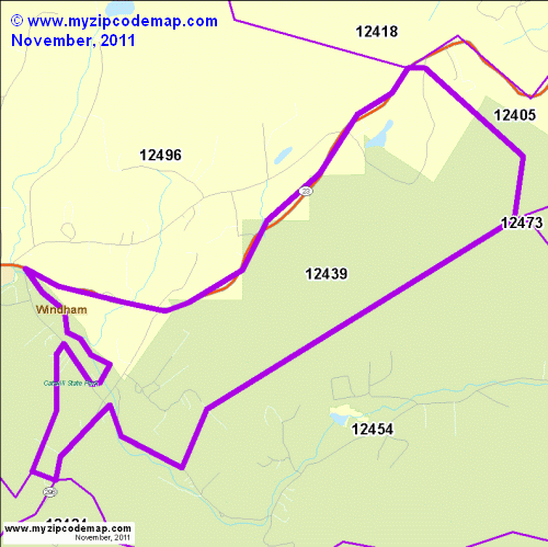 map of 12439