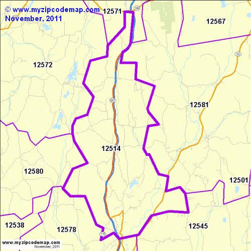 map of 12514