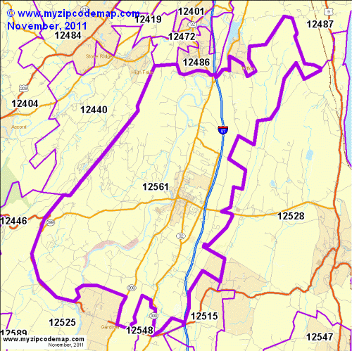 map of 12561