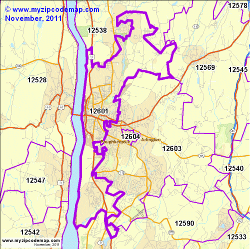 map of 12601