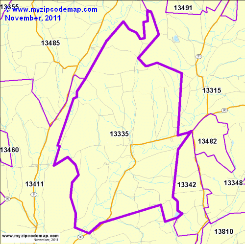 map of 13335