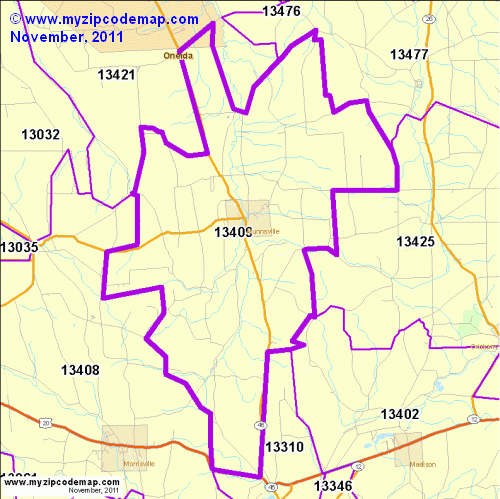 map of 13409