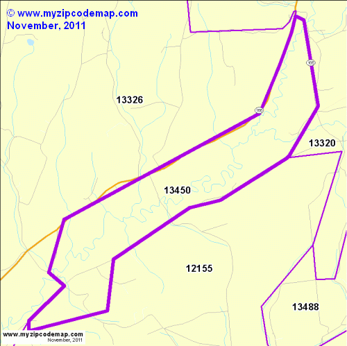 map of 13450