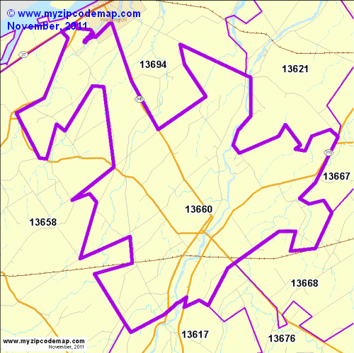 map of 13660