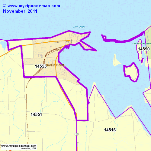 map of 14555