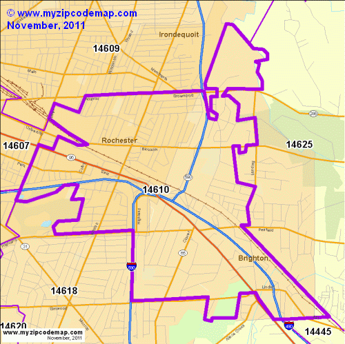 map of 14610