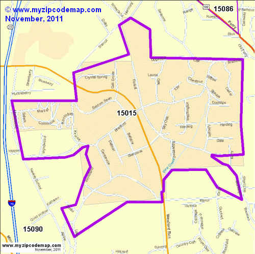 map of 15015