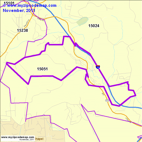 map of 15051