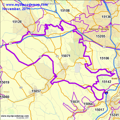 map of 15071