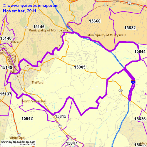 map of 15085