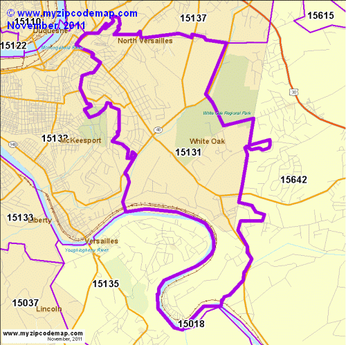 map of 15131