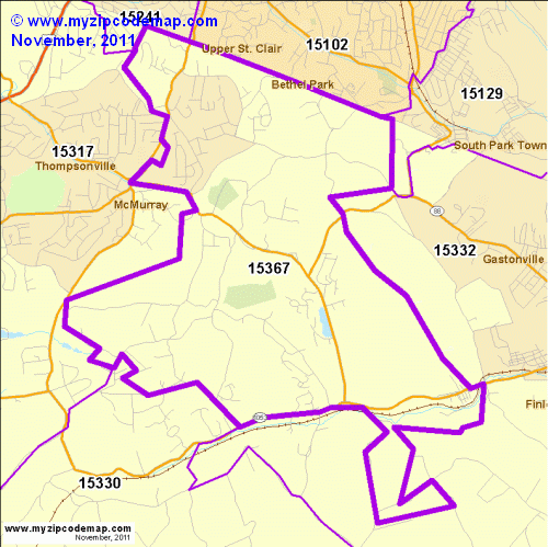 map of 15367
