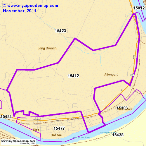map of 15412