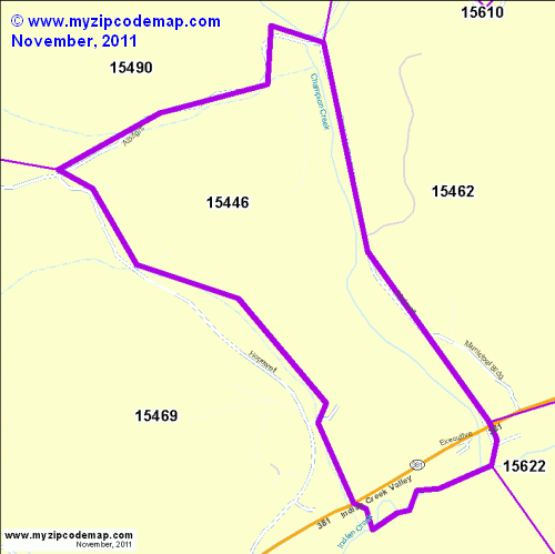 map of 15446