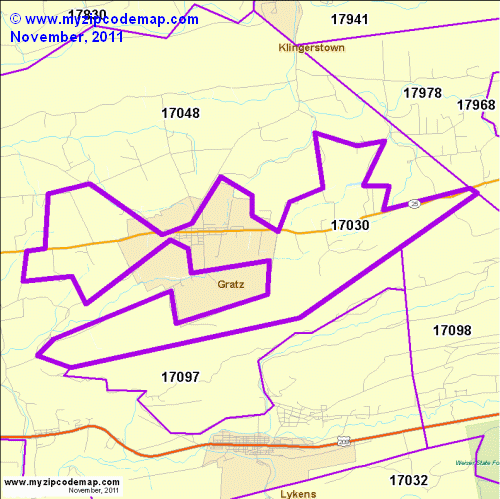 map of 17030