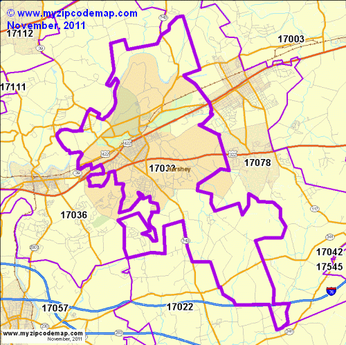 map of 17033