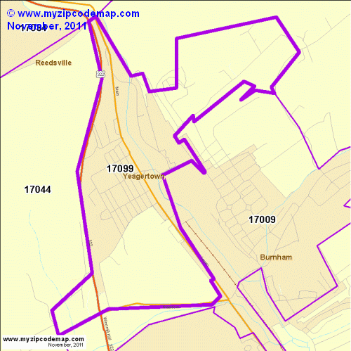 map of 17099