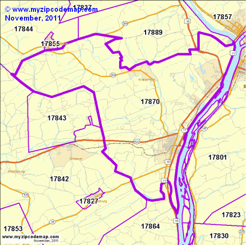 map of 17870