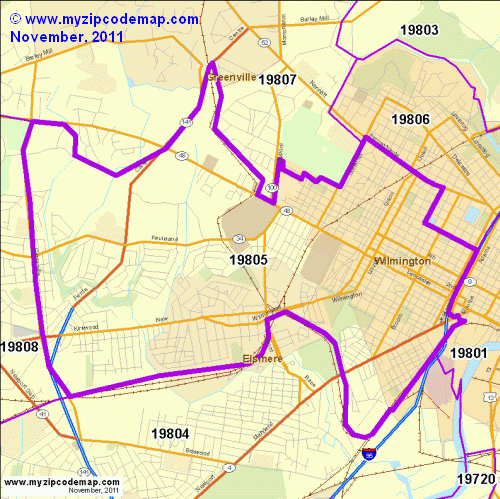 map of 19805