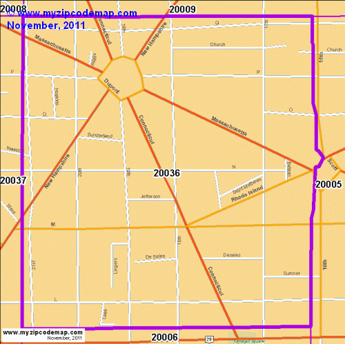 map of 20036