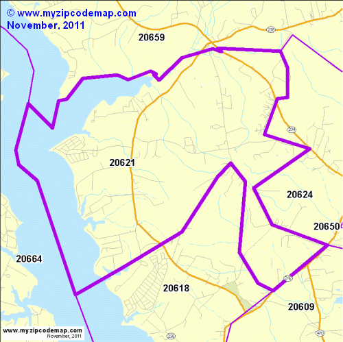 map of 20621