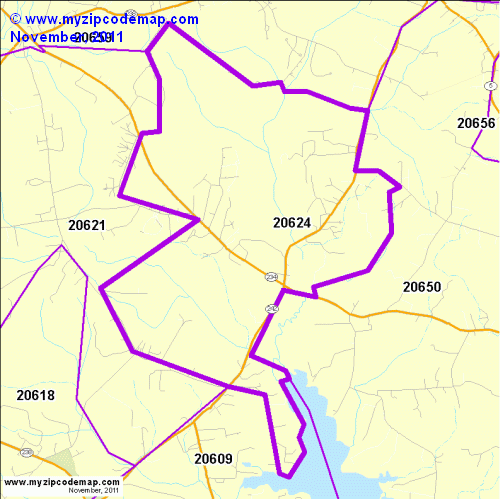 map of 20624