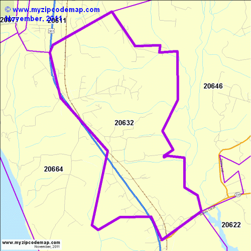 map of 20632