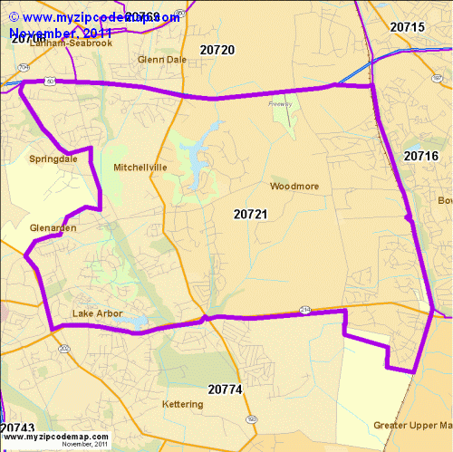 map of 20721
