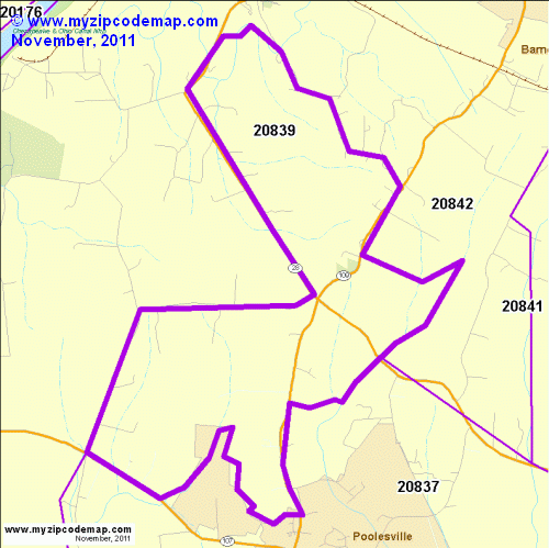 map of 20839