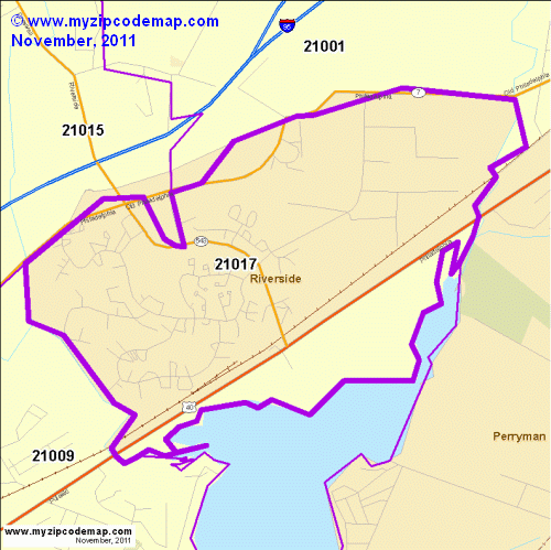map of 21017