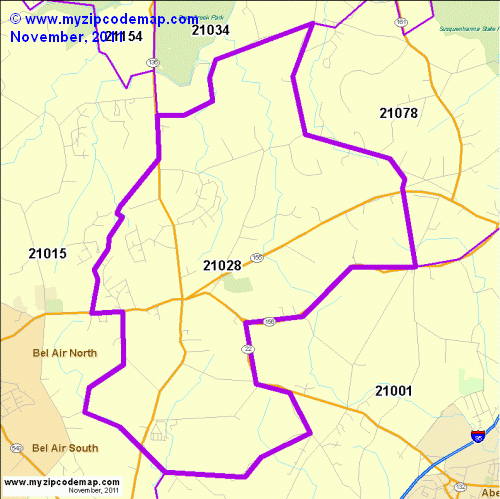 map of 21028