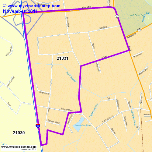 map of 21031